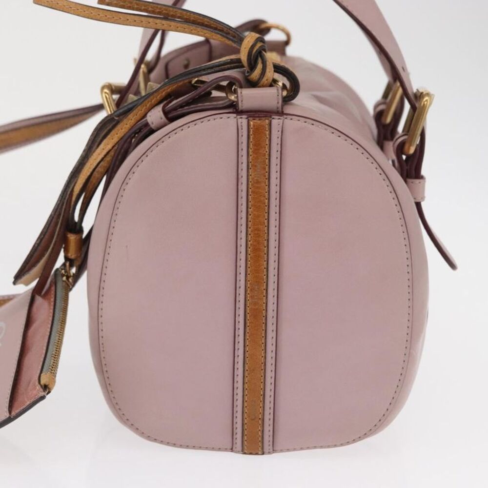 Chloe Vintage Handbag Leather Pink Leather Handbag (Pre-Owned) - Picture 3 of 16